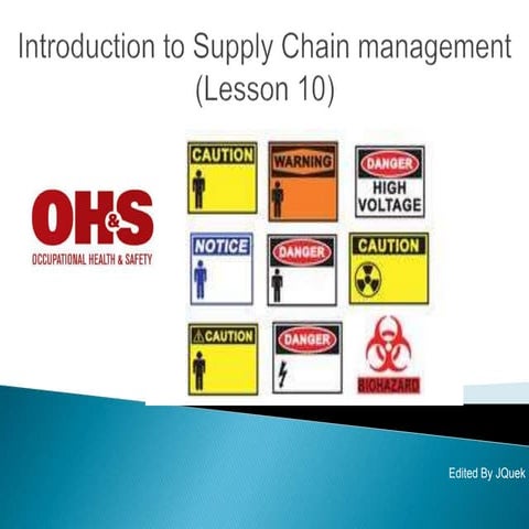 NMIT-SUPPLY-CHAIN-MANAGEMENT-Lesson10