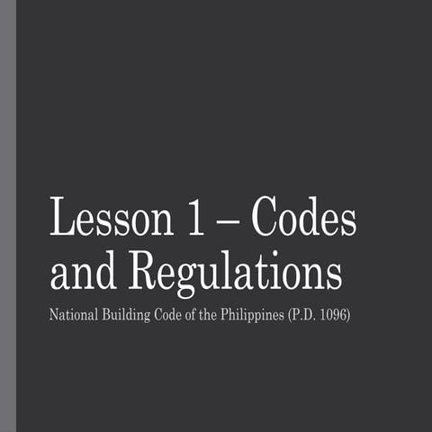 NATIONAL BUILDING CODE OF THE PHILIPPINES SUMMARY | DOCX