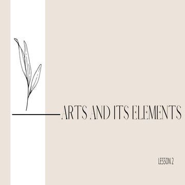 LESSON-2-ELEMENTS-OF-ARTS SECOND SEMESTER