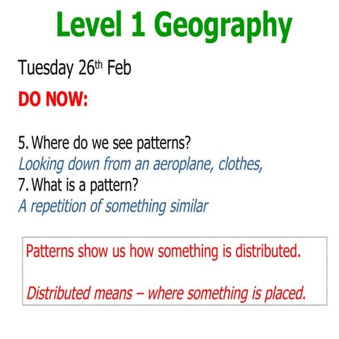 Lesson 2 - Identifying Patterns | PPT