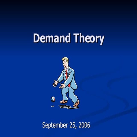 Lesson 3   Demand Theory