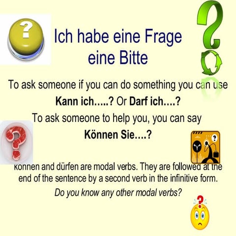 Ich Habe Eine Frage Auf Englisch Lesson 3 Ich Habe Eine Frage | PPT