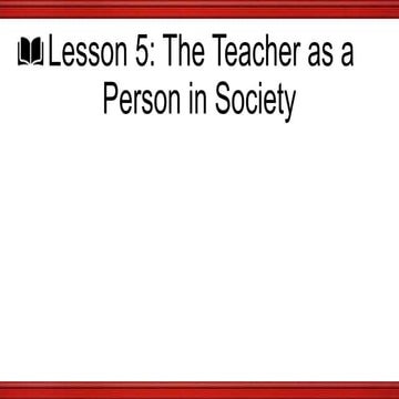 teaching profession
