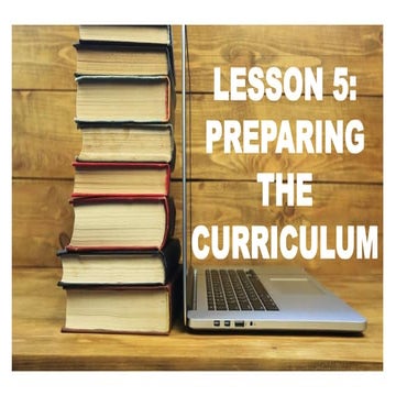 Preparing the curriculum planning or creating | PPTX