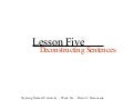Deconstruction essay