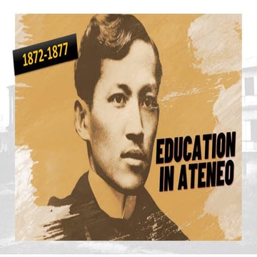 Jose Rizal's educational experiences | PPTX