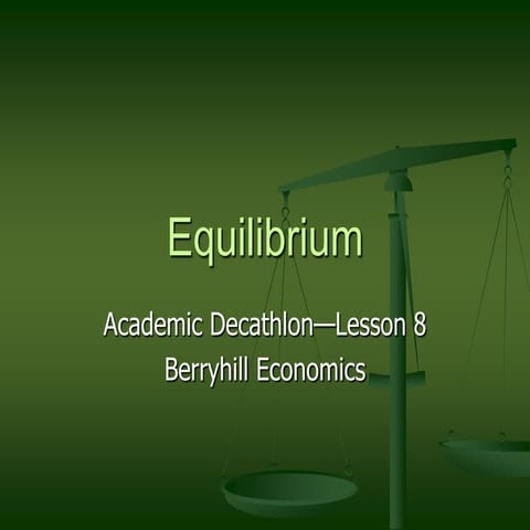 Lesson 8--equilibrium[1]