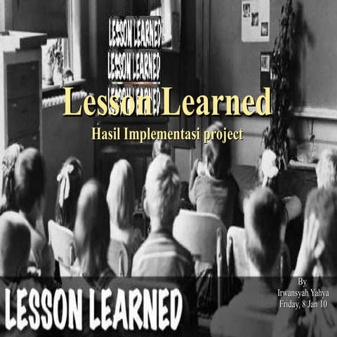 Lesson  Learn
