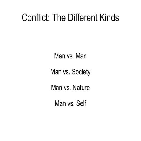Basic Types of Conflict