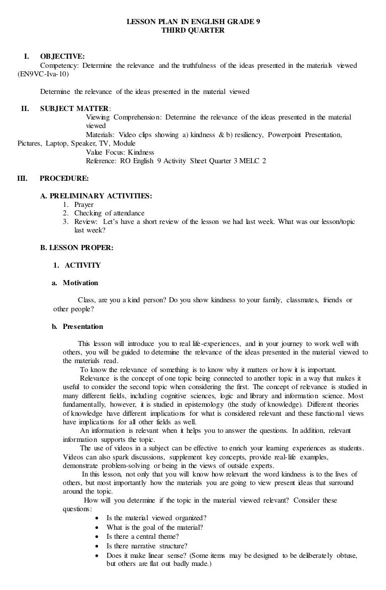 Lesson On Verbs Detailed Lesson Plan In English For Grade 8 Students Lesson On Verbs Detailed Lesson Plan In English For Grade 8 Students