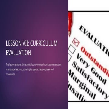 English LESSON-VII-CURRICULUM-EVALUATION.pptx