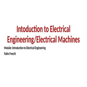 Lesson 00 - 23 Sep 2025 Electrical Engineering | PPTX