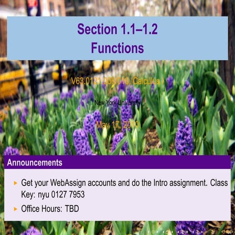 Lesson 1: Functions | PPT
