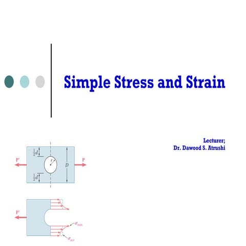 Lesson 03, simple stress and strain