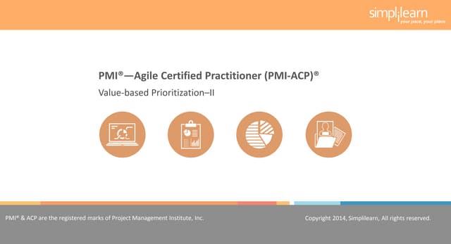 PMI-ACP Lesson 08 Nugget 2 Agile & Scrum - Value-Based Prioritization