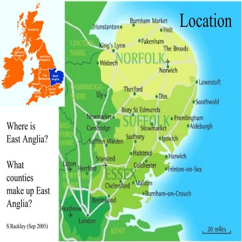 East Anglia - our region
