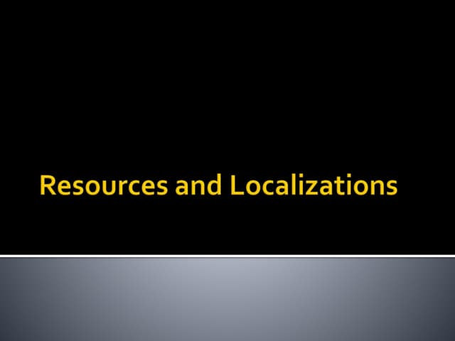 Lesson 09 Resources and Settings in WPF