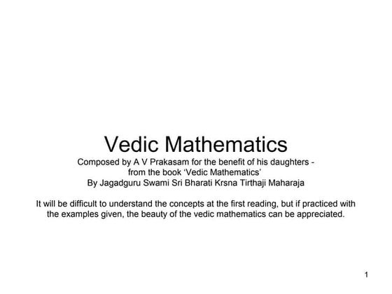 Lesson 1.1 multiplication