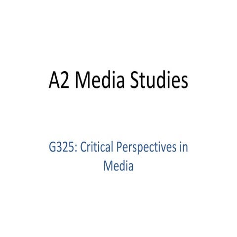 Lesson 1 Contemporary Media Regulations