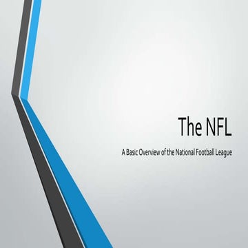 The Organizational Structures of the NFL and Its Relation to Classical ...