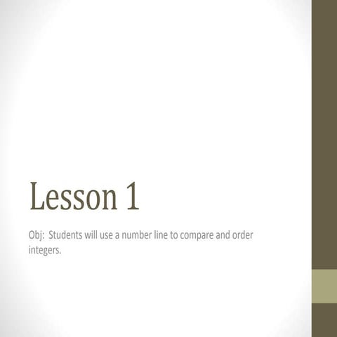 Lesson 1