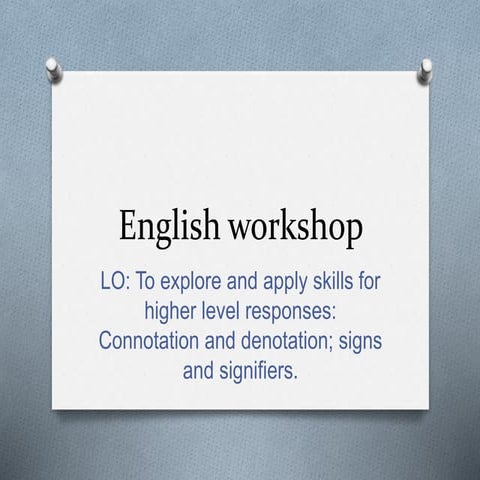 Language skills for higher level responses WJEC 