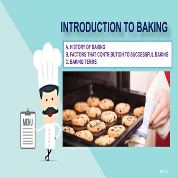 Lesson1:Introduction of baking 1920