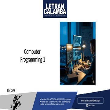 Lesson 1 - Introduction to Computer Prog 1.pptx