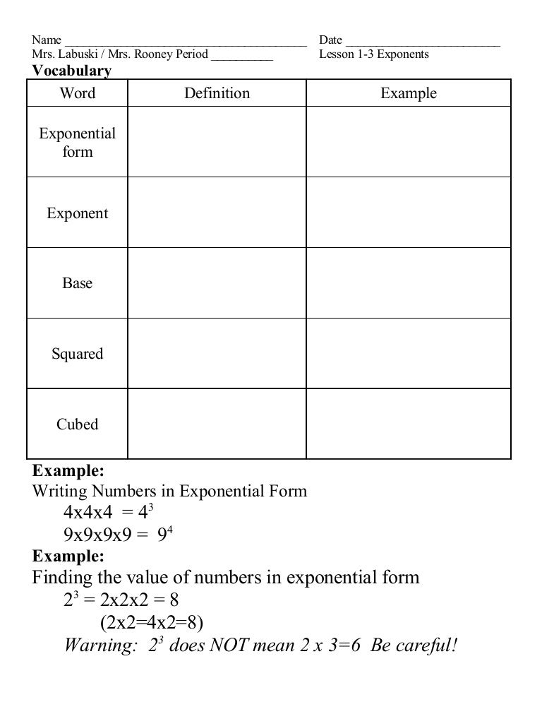 lesson 1 3 exponents