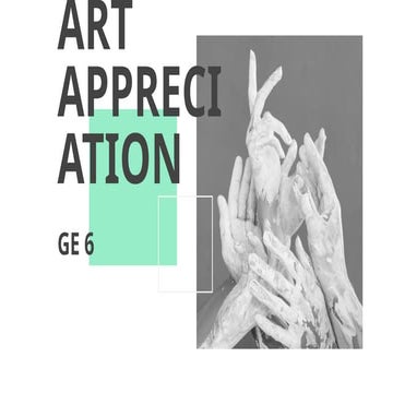 Lesson 1 - Assumptions and Nature of Art