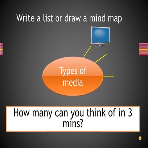 Media Language Lesson 1 - intro and camera shots
