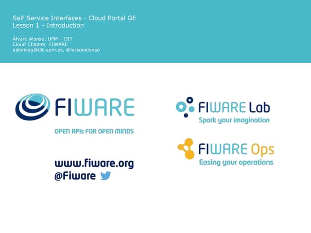Cloud Portal - Lesson 1. Introduction