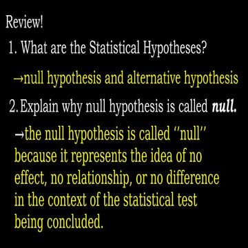 Comprehensive Guide to Hypothesis Testing in Statistics | PPTX