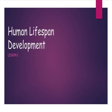 Lesson 1   life stages