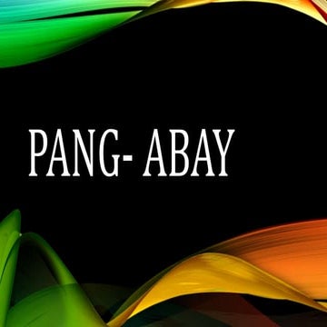 PANG- ABAY