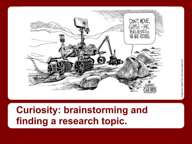 How to Find a Research Topic