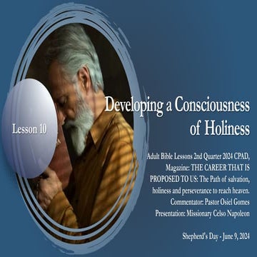 Lesson 10 - Developing a Consciousness of Holiness.pptx
