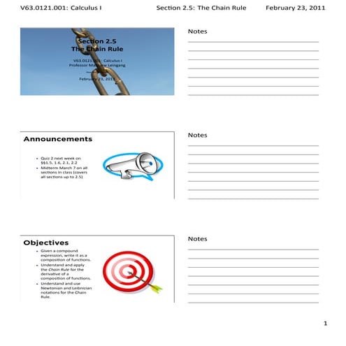 Lesson 10: The Chain Rule (handout)