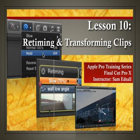 Final Cut Pro X Weynand Certification Lesson 10