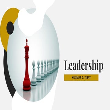 Lesson 11 - Leadership on Management Dynamics