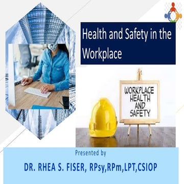 Lesson 11 Health and Safety in the Workplace