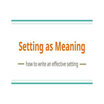 Setting | PPTX