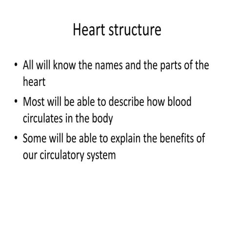 Mrs Abrey Lesson 12   heart structure