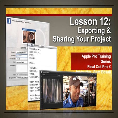 Final Cut Pro X Weynand Certification Lesson 12
