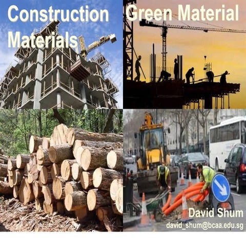 Eco friendly building materials | PDF