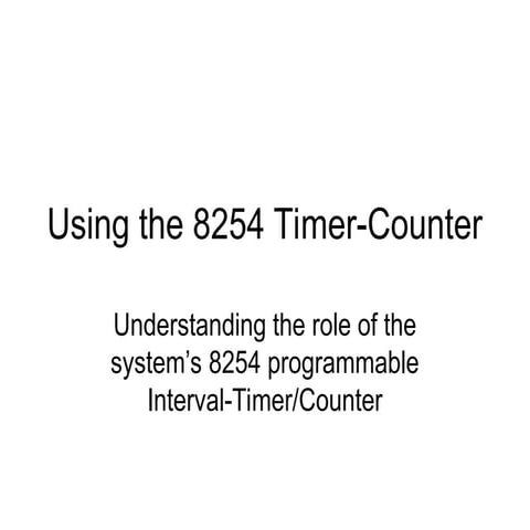 lesson16USING THE 8254 TIMER COUNTER.ppt