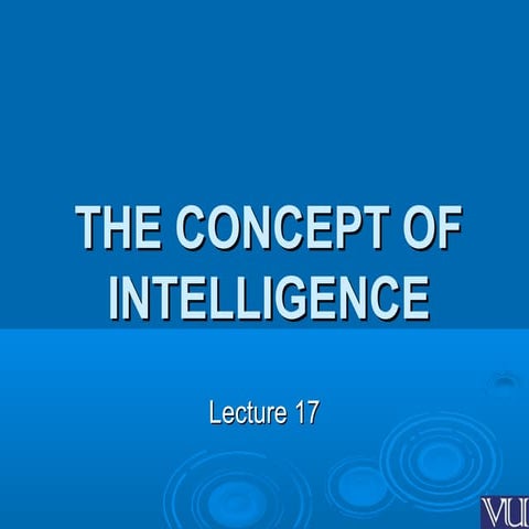 Chap 7 assessment of intelligence | PPTX