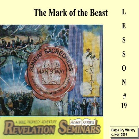 Lesson 19  rev seminars  -the mark of the beast