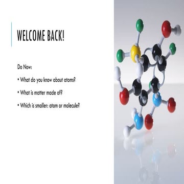 SCIENCE 8 COT, ATOMIC STRUCTURE 3RD QUARTER | PPTX