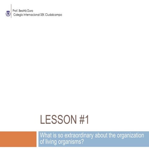 Lesson 1 discovering the cell